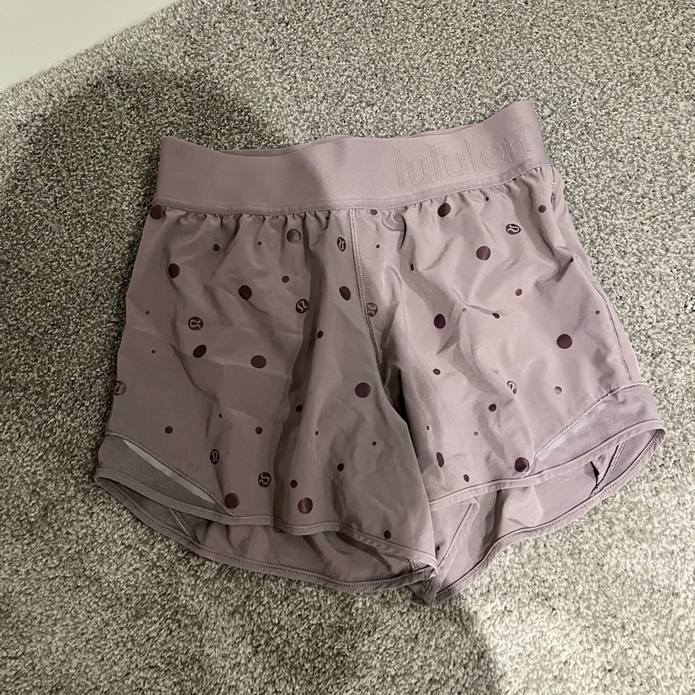 Lululemon Hotty Hot Short - Pogo Logo Foil Violet Verbena